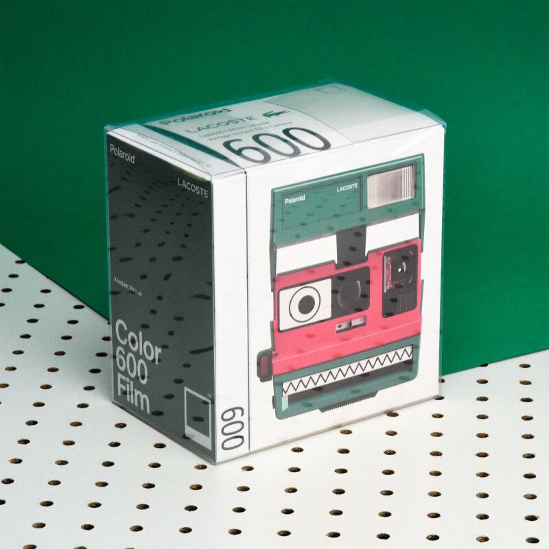 现货polaroid宝丽来lacoste鳄鱼联名限量版600相机套装拍立得