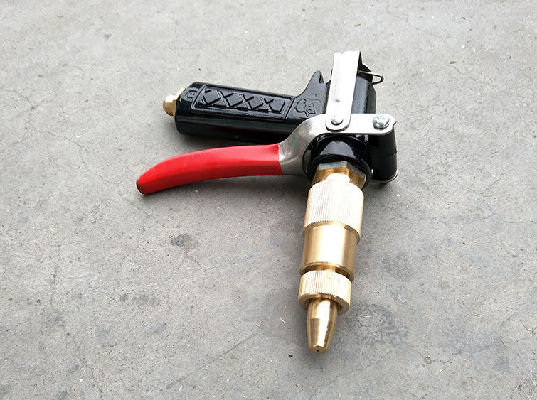 280 380 40 55 58型高压水枪洗车枪头清洗机喷枪加大加重加厚铜头