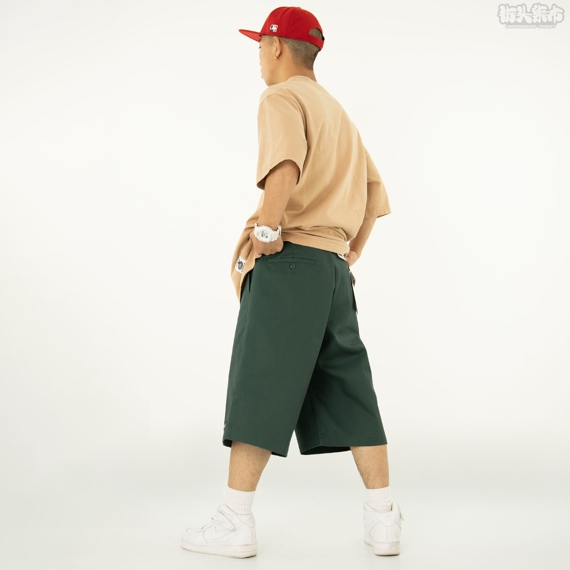 街头集市美式经典工装短裤hiphop西海岸嘻哈百搭休闲裤