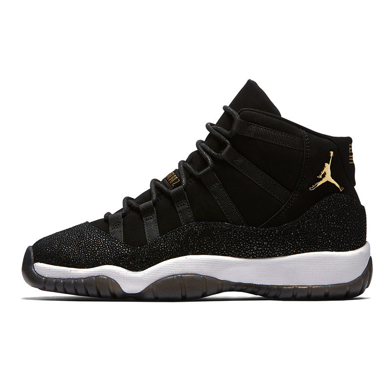 明朗体育 air jordan 11 prm aj11 黑丝绒 黑金 黑珍珠852625-030