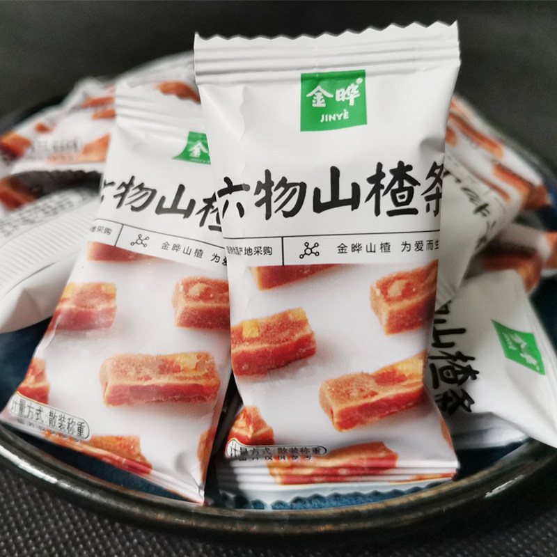 金晔六物山楂条陈皮风味酵素山楂糕无添加宝宝零食小包装500g鲜果