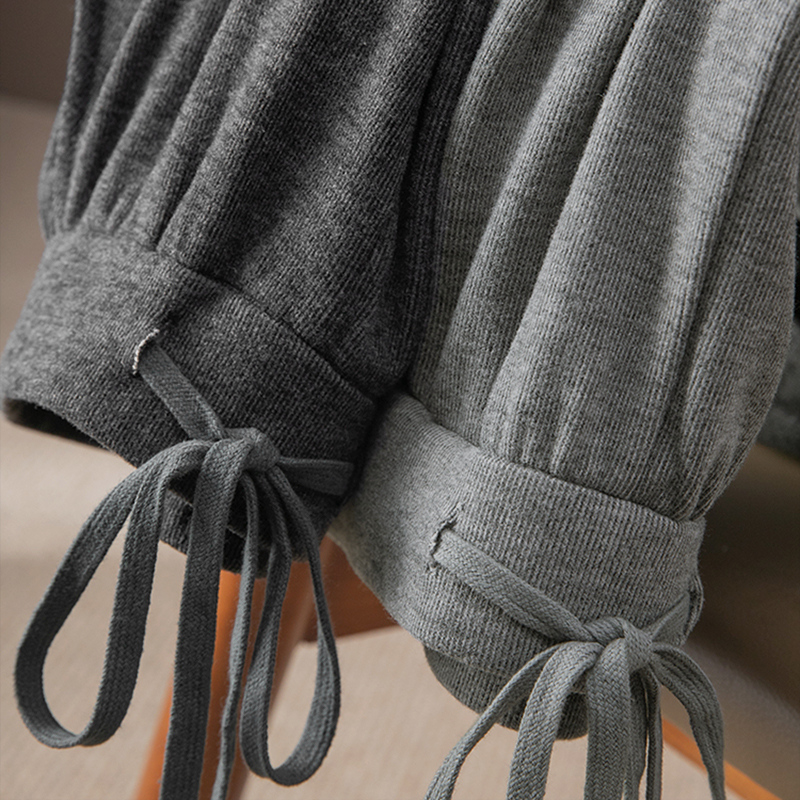 春天家 舒服到没朋友！ 有颜值有品质高腰显瘦长裤微喇裤女377K