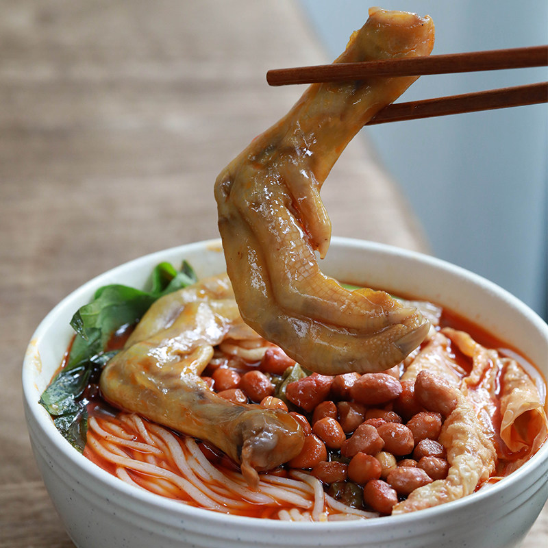 带皮鸭脚鸭脚螺蛳粉3盒水煮型广西传统螺蛳粉先生马中才