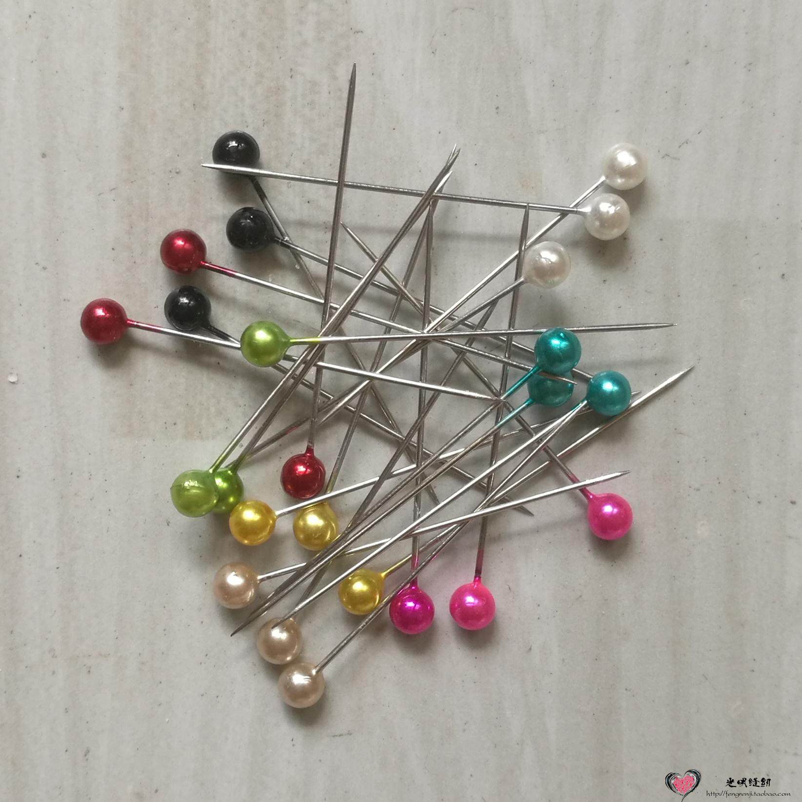 定位珠针手工珠光中国结线材工具玉线常备diy针