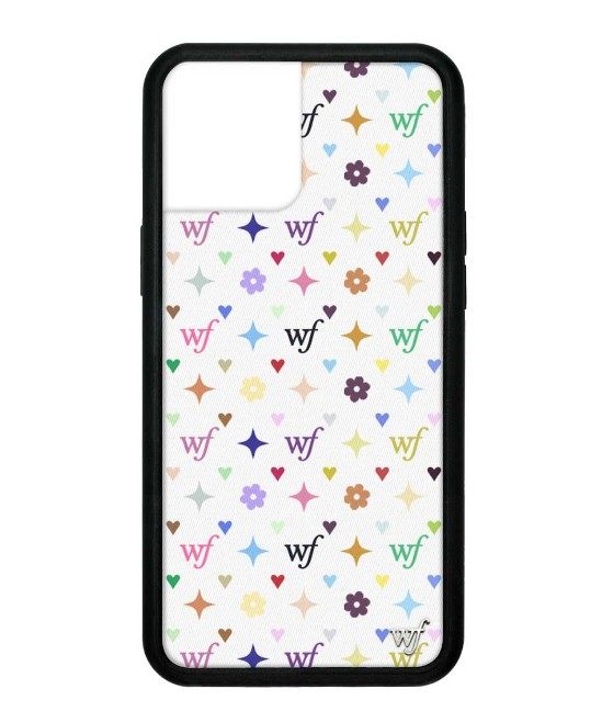 美国wildflower适用iphone13promax白色logo时尚防摔wf手机手机壳