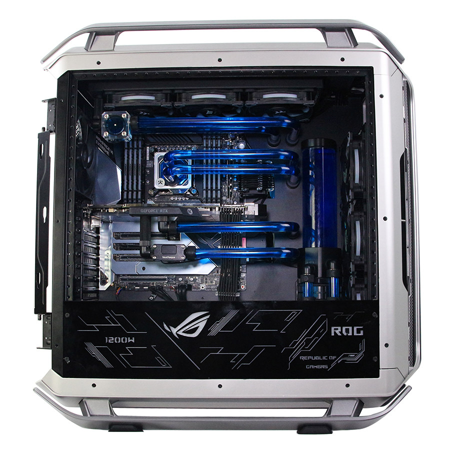 北京水冷老赵全新酷冷至尊c700m机箱方案上门安装散热器