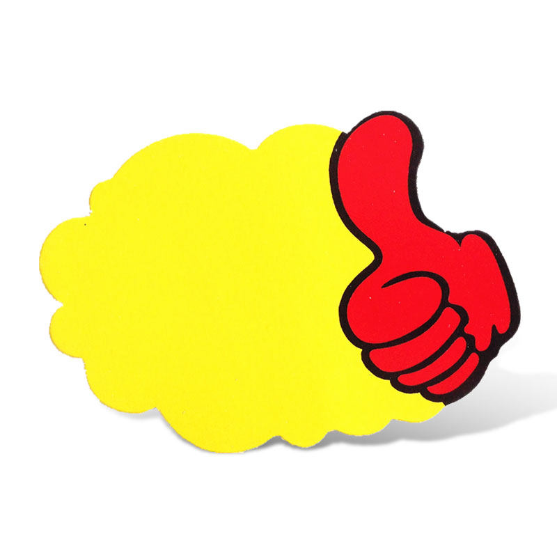 迷你爆炸贴pop广告纸大拇指空白爆炸贴微型价格标签标价签标价牌