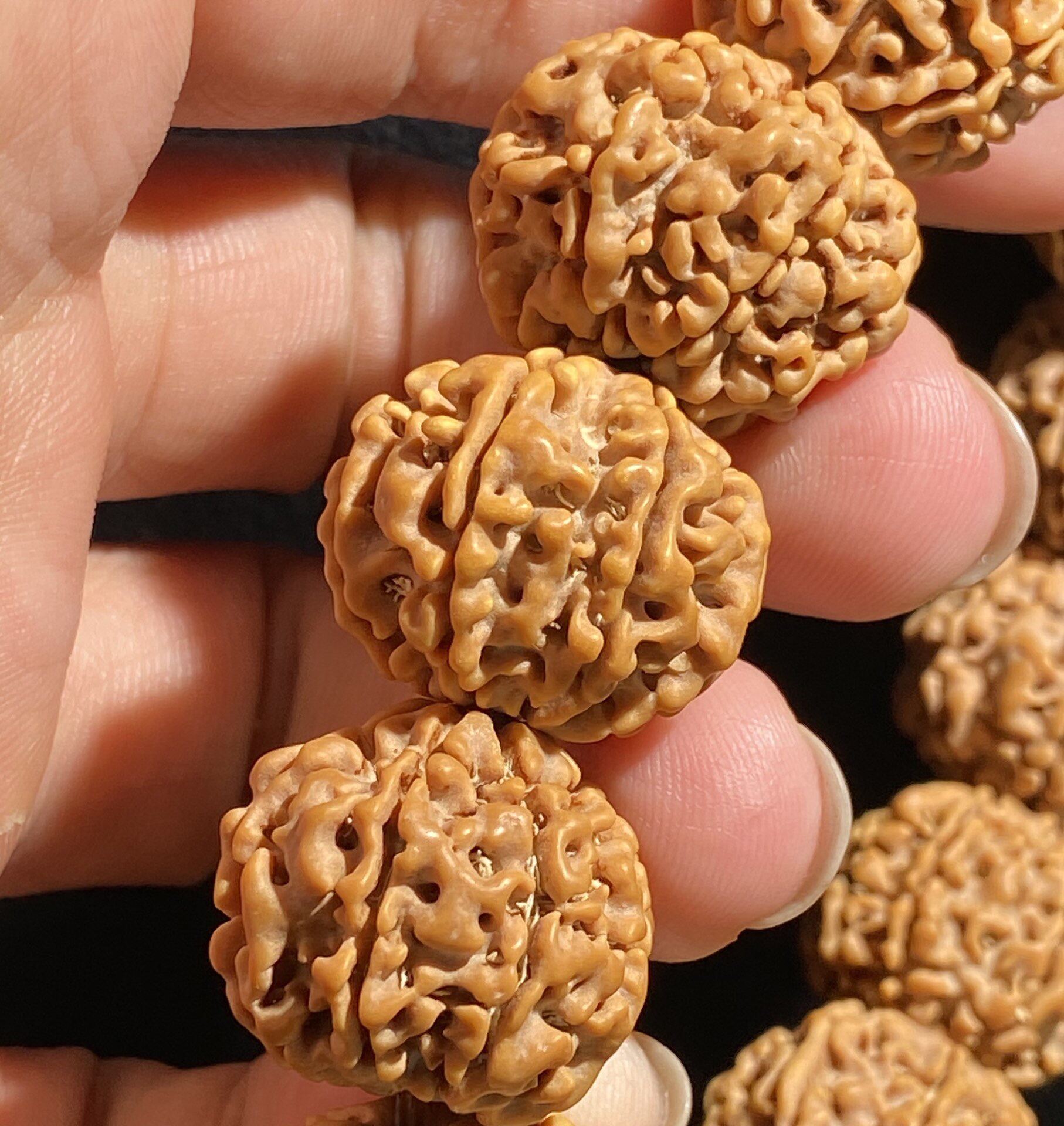 肉纹菩提散珠手按摩文玩单颗多瓣佛珠大金刚气质手串