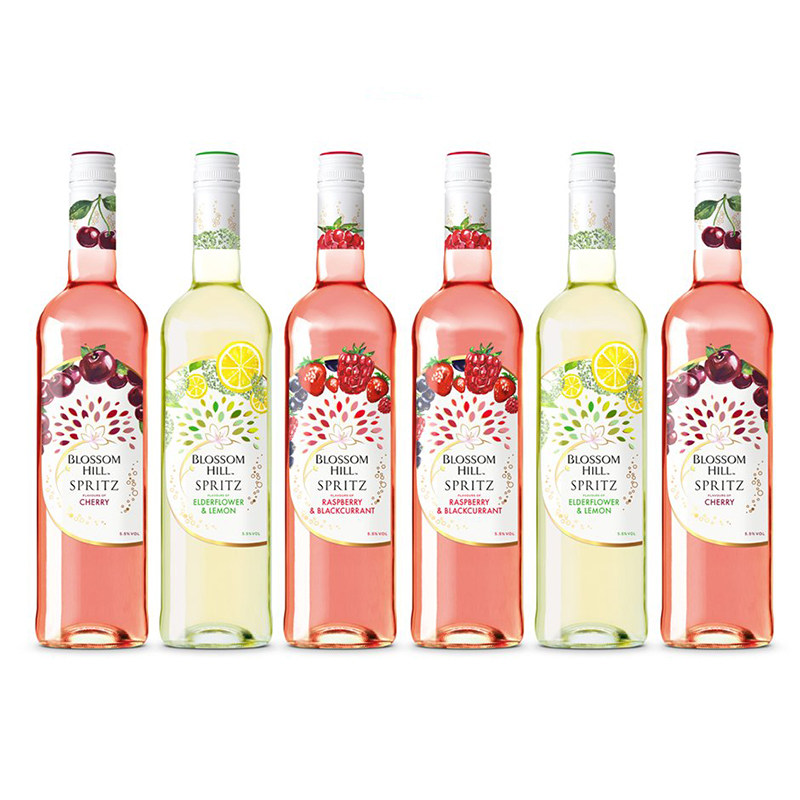 英国blossomhill覆盆盆子黑加仑玫瑰接骨木花水果甜型葡萄酒(含贵腐