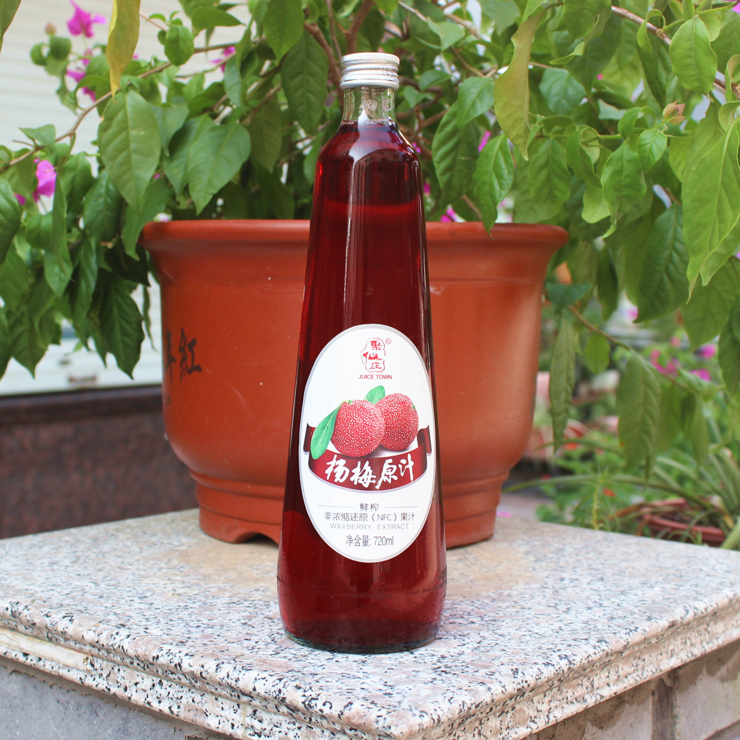 果汁杨梅仙居汁聚仙庄原汁100%果蔬纯果蔬汁