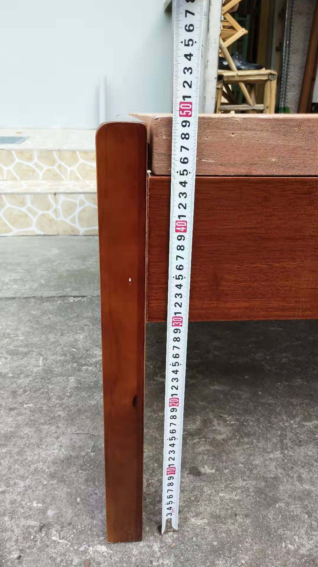 木床橡木实木简约现代老式架子板床柳桉床板实木床