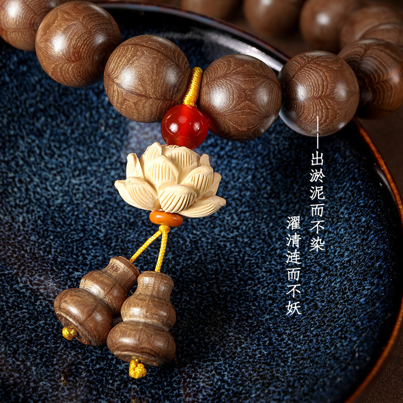 手串天悦名坊六道木莲花佛珠手链手持禅意配饰手链