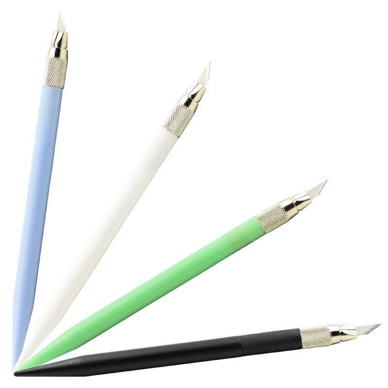 九洋雕刻笔刀橡皮章专用diy手办刻纸贴膜刀 30度笔刀台湾小黑