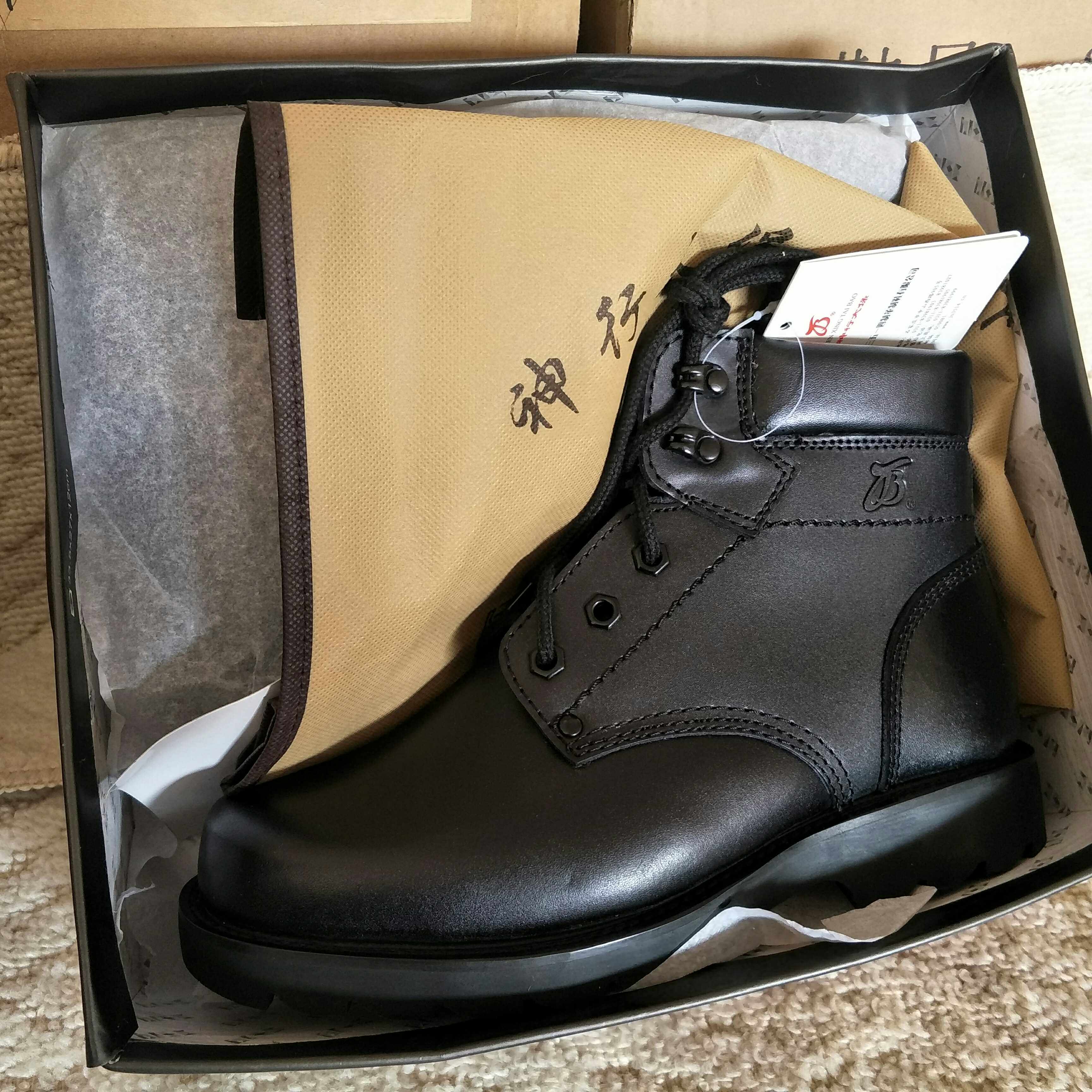 库存全新3514冬季牛皮防寒毛皮鞋皮鞋时装靴