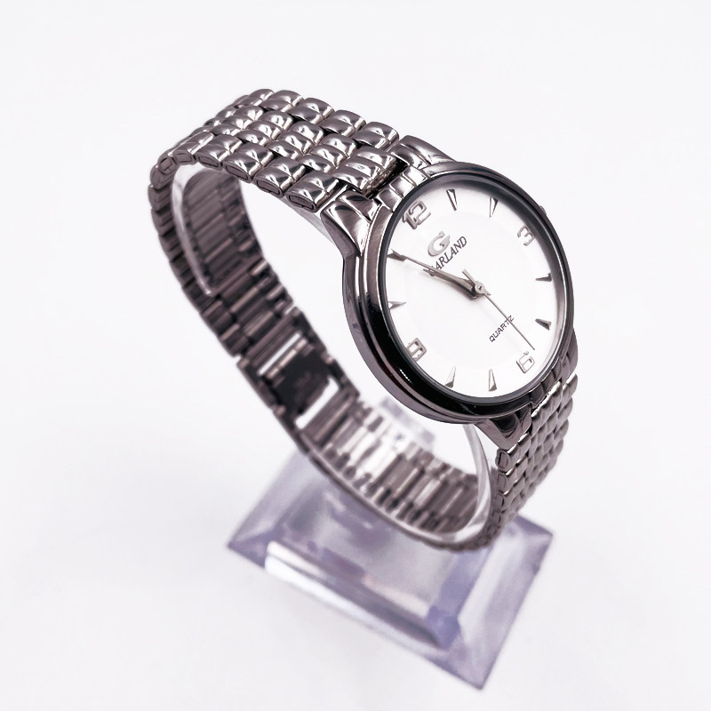 garland数字圆盘钢带复古经典女士简约气质石英国产腕表