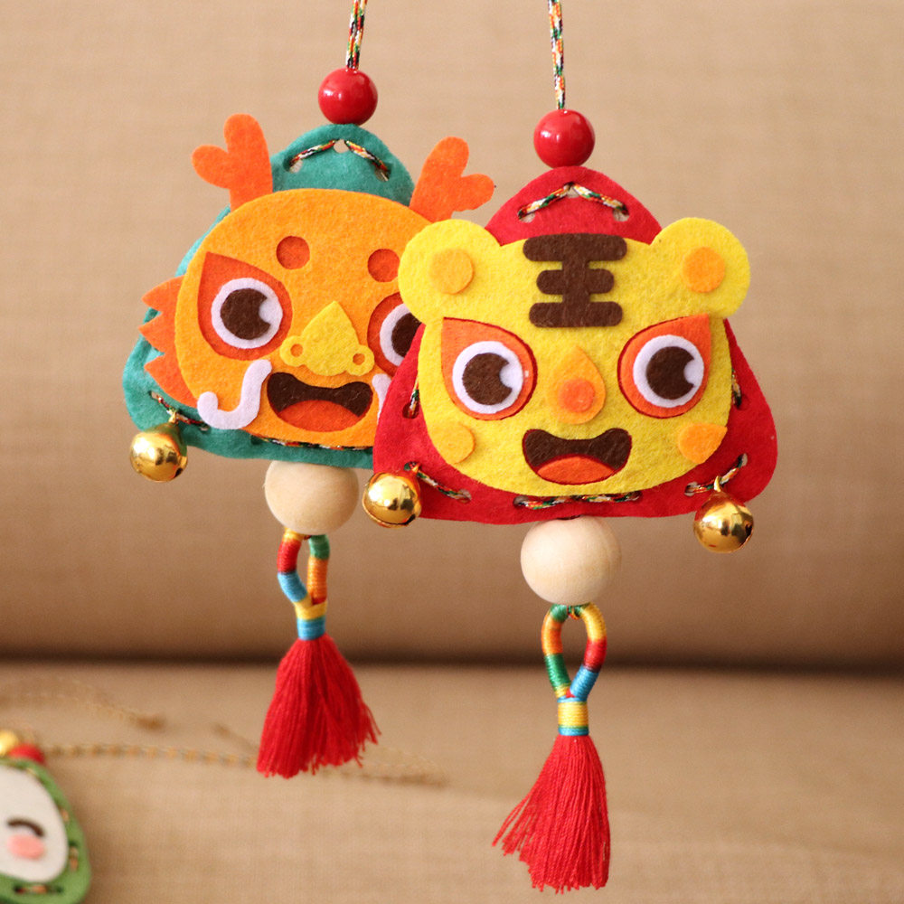 挂件端午节布艺儿童幼儿园手工手工制制作diy材料手工创意粘贴类