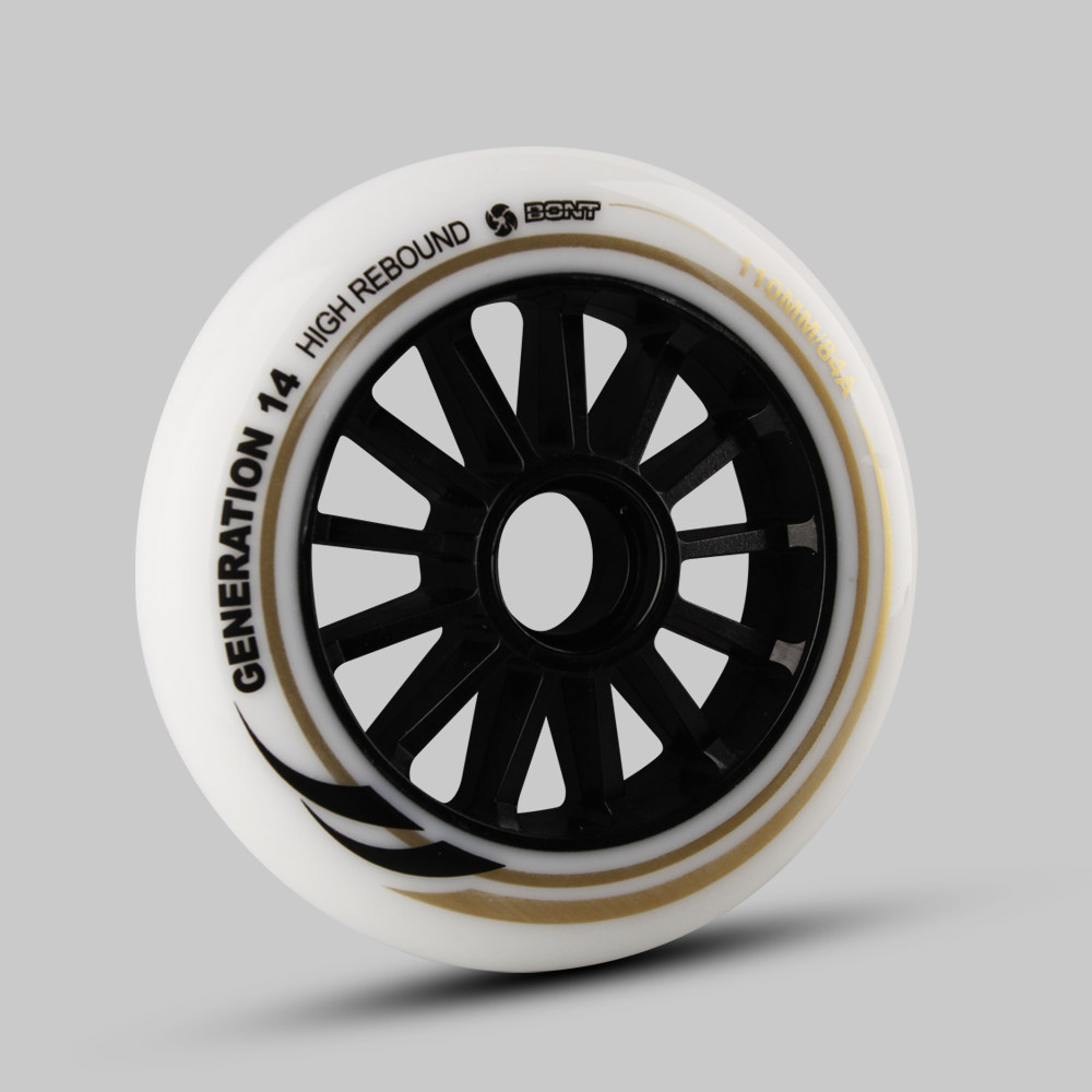 【旋风】bont专业速滑轮 g14大饼轮 高弹耐磨速滑轮毂 一套8颗 - 广州