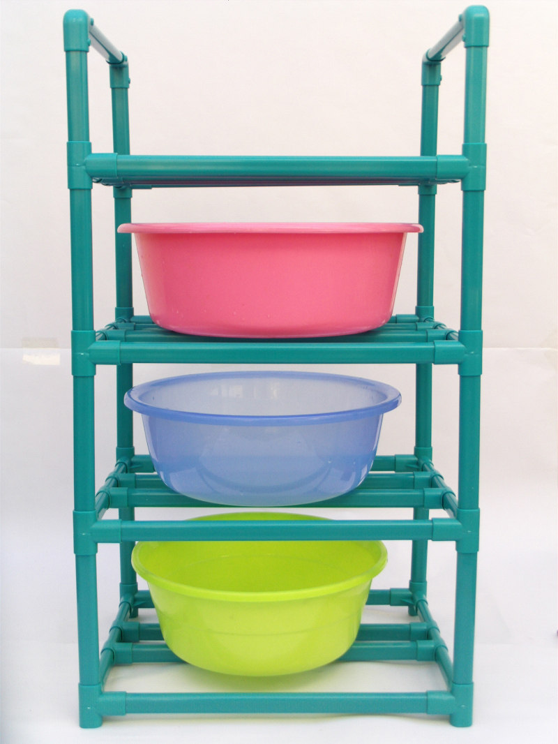 脸盆架子落地收纳架卫生间盆架洗脸架置物架四层浴室架塑料置地式