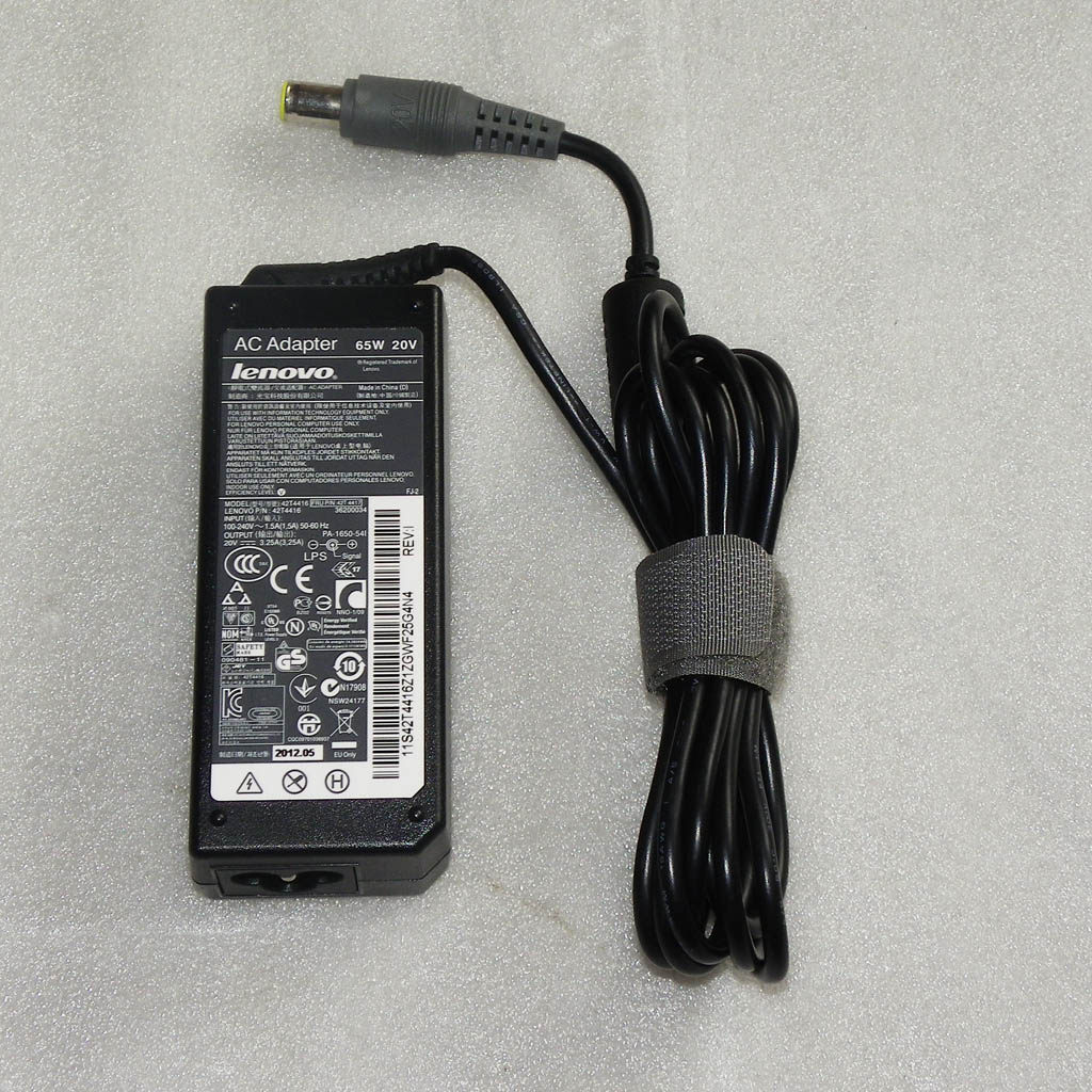 联想笔记本电源think圆口带针65w20v325a原装正品其它电脑周边