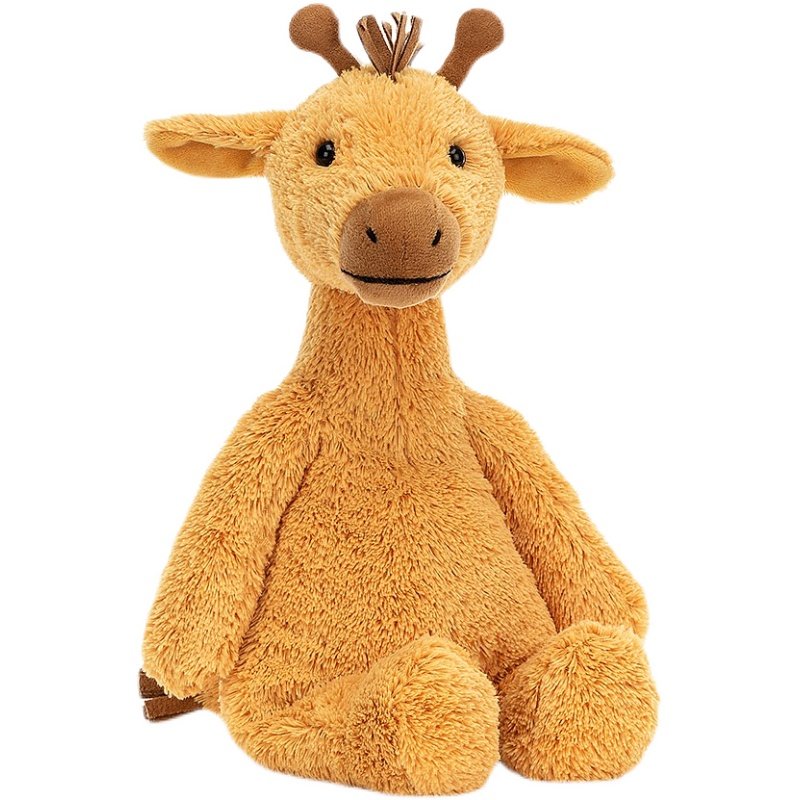 英国jellycatcushy软绵狐狸河马犀牛长颈鹿毛绒玩偶毛绒布艺类玩具