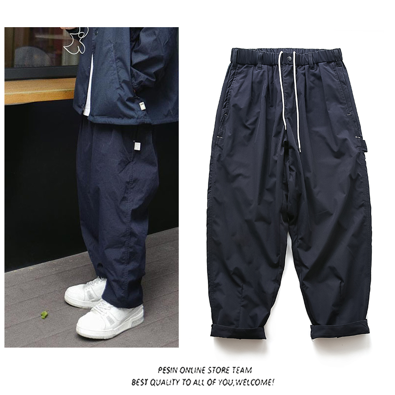 余文乐潮牌日系复古宽松多口袋休闲裤户外工装长裤 INS潮流男裤子