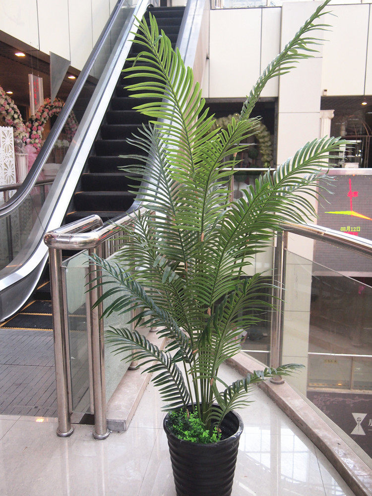 高仿真1米9凤尾竹凤尾葵散尾葵假绿植物树盆景装饰落地花卉中秋