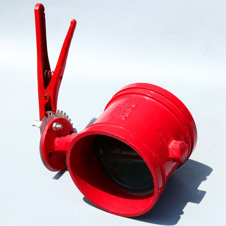 d81x dn65 消防沟槽蝶阀dn50 手动沟槽蝶阀 dn100 dn80 dn150 - 爱购