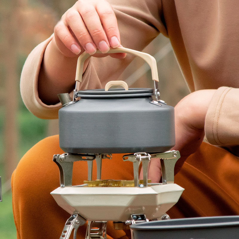 wellhike户外锅具便携折叠野餐露营炊具煮锅炒锅套锅