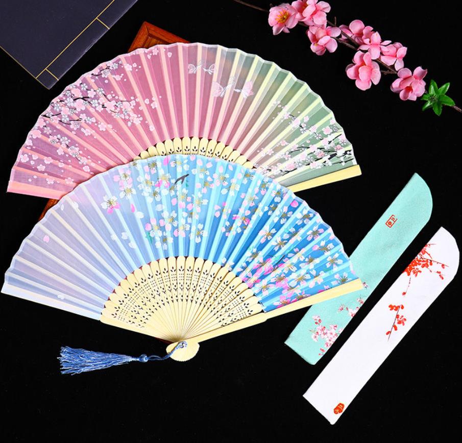 制作折叠包折叠材料diy干花手工制古风手工生花扇子