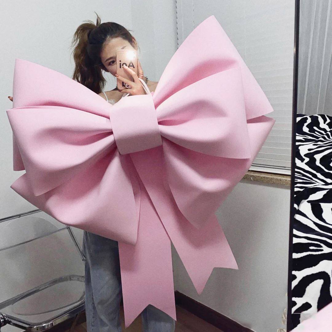 ins网红蝴蝶结eva海绵绵纸服装店门口装饰材料包大发饰