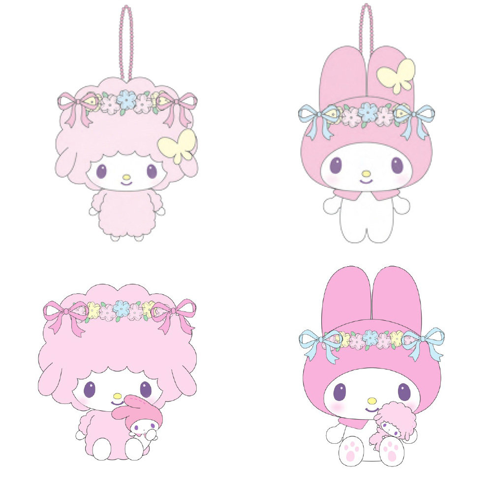 日本sanrio三丽鸥玩偶公仔生日娃娃melody美乐蒂piano小羊7月发售