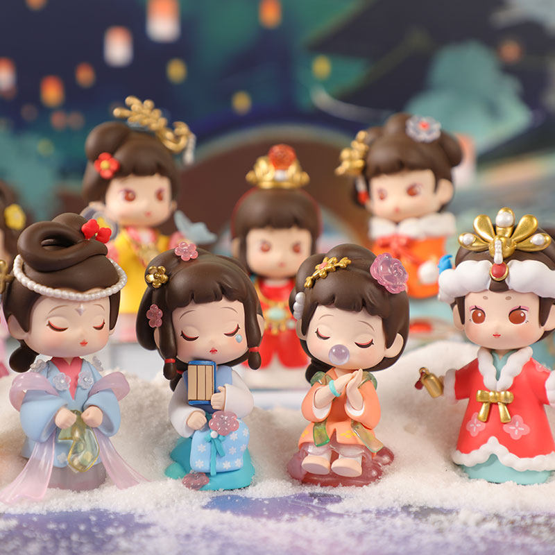 红楼梦盲盒古装汉服惊喜盒中国风女子公仔手办潮玩盲盒