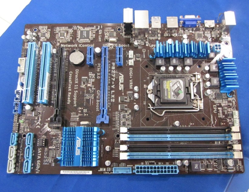 asus华硕p8b75-vp8z77-vlx2b75豪华华大lga1155sata3主板