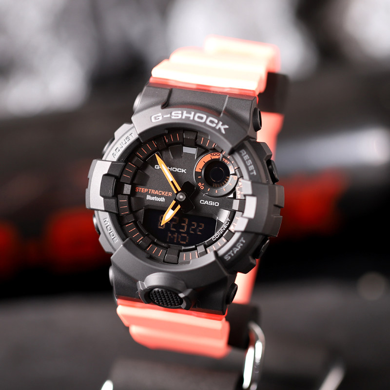 卡西欧手表gshock运动计步防水蓝牙中性学生gmab800sc1a4日韩腕表