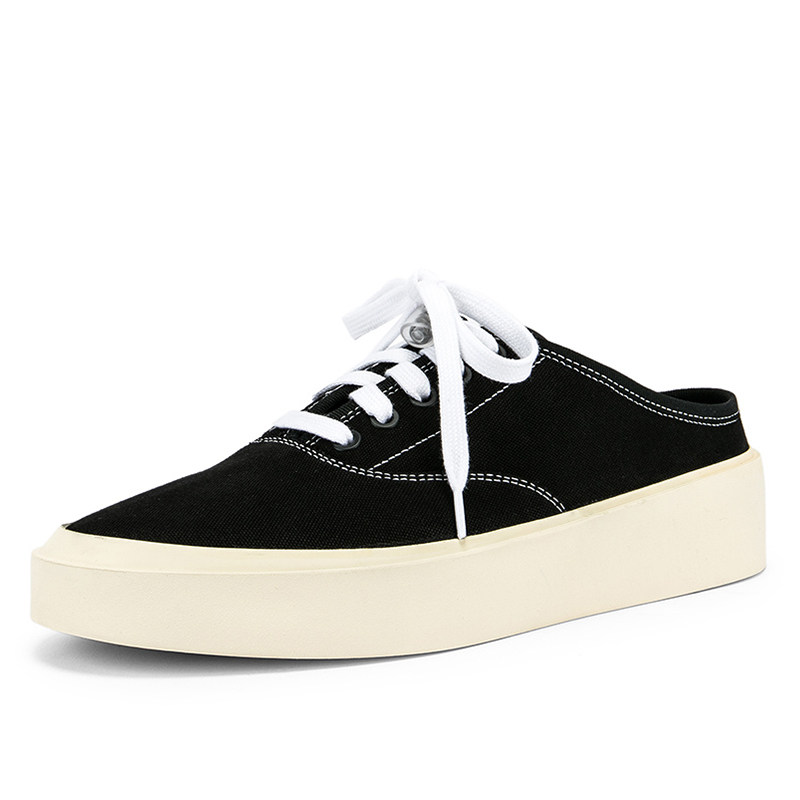 fog布鞋帆布透气套脚懒人新款底板鞋男平底休闲板鞋