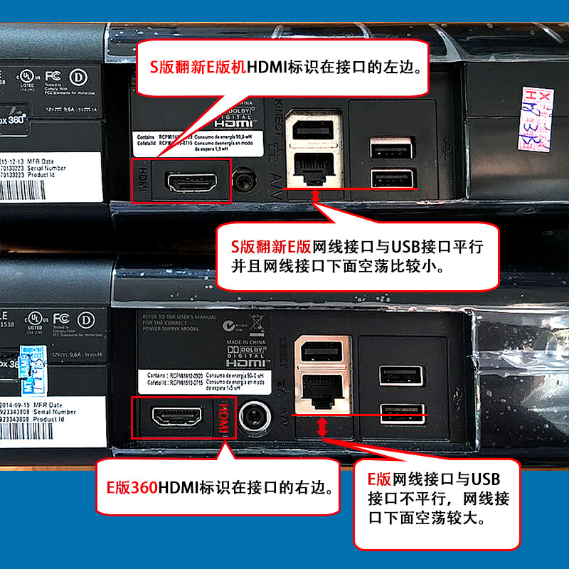 【涛哥电玩四冠】全新xbox360 e slim主机 kinect互动体感游戏机