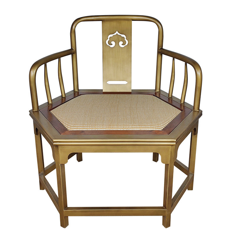 新中式椅打茶室椅子沙发休闲客厅坐椅禅意轻奢围椅
