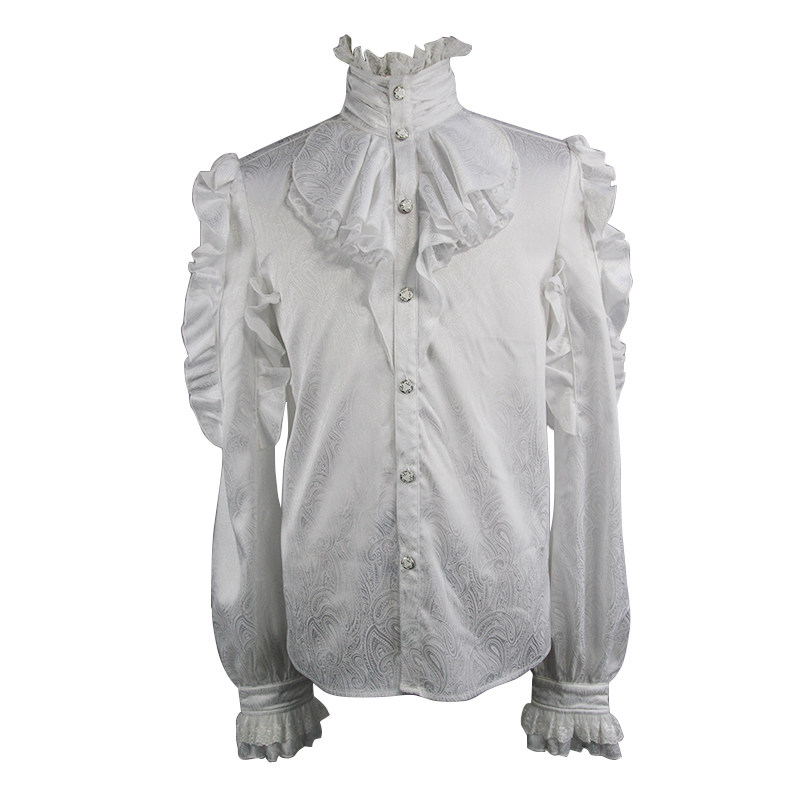 小破家devilfashion恶魔时尚男装复古哥特风宫廷贵族礼服衬衫