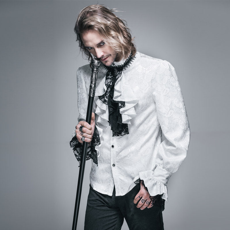小破家devilfashion恶魔时尚男装维多利亚时代贵族哥特衬衫衬衫