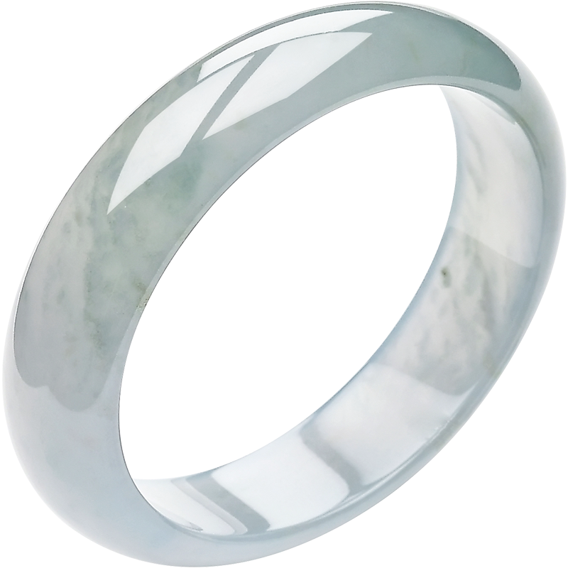 豪8印象f203冰种翡翠手镯559mm天然蓝绿玉手镯女缅甸a货玉镯子