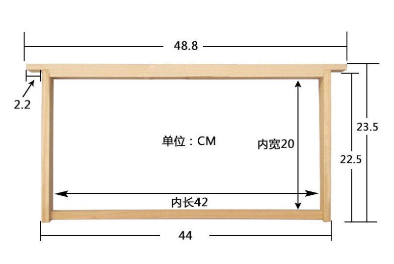 杉木巢框中蜂巢框标准巢框带钢丝