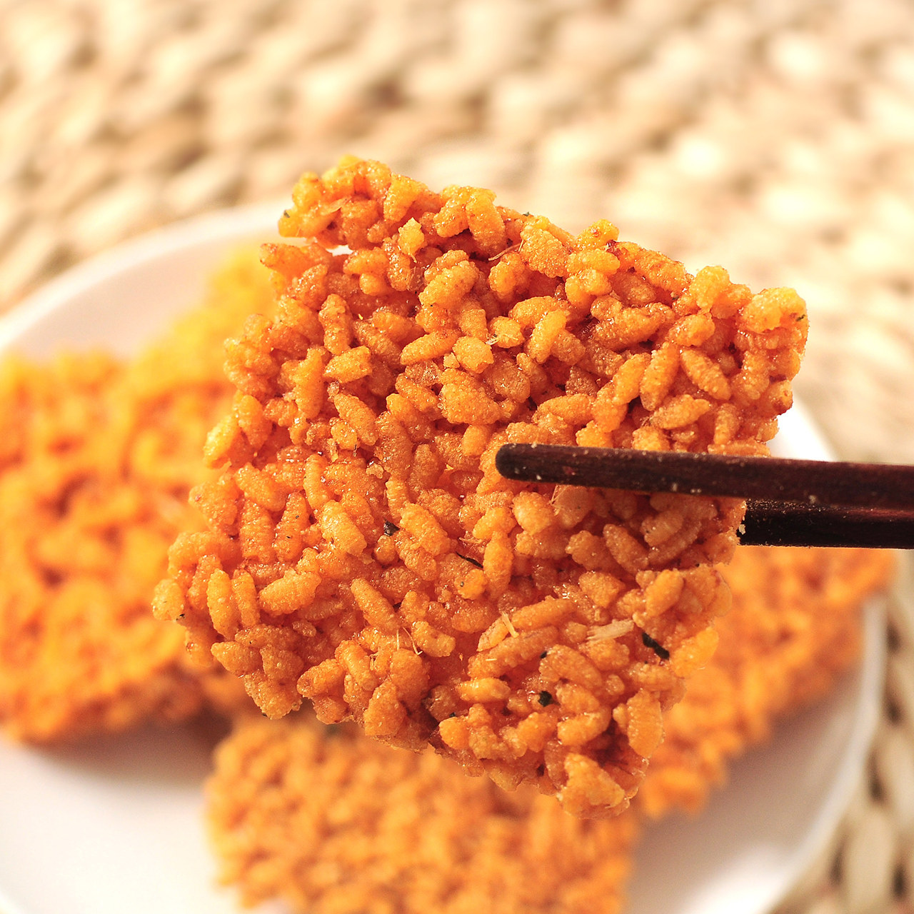 零食糖糖网红水军锅巴糯米手工国民海鲜蛋黄膨化食品