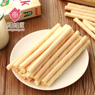 astick爱时乐威化卷心酥 注心饼干棒50g4口味选