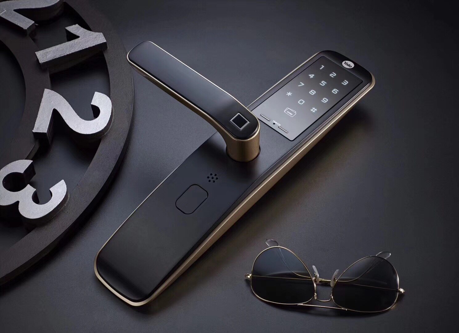 耶鲁指纹锁智能锁h70 yale南宁实体店