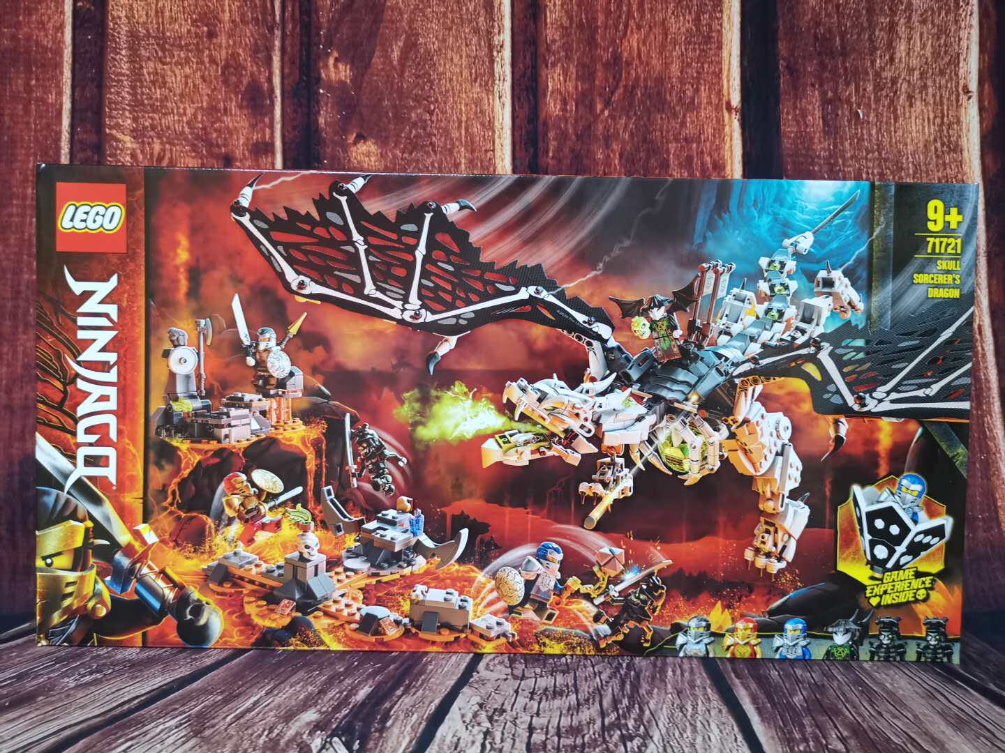 lego幻影忍者系列乐高71721骷髅巫师飞龙男孩塑料积木