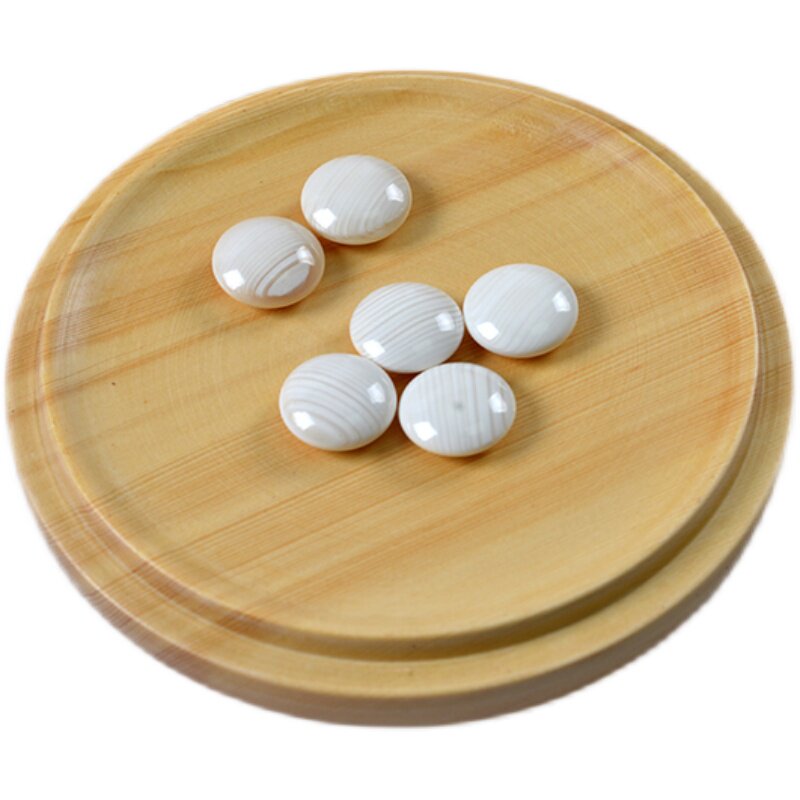 棋子围棋雪印35号蛤碁石日本那智黑石特制传统围棋