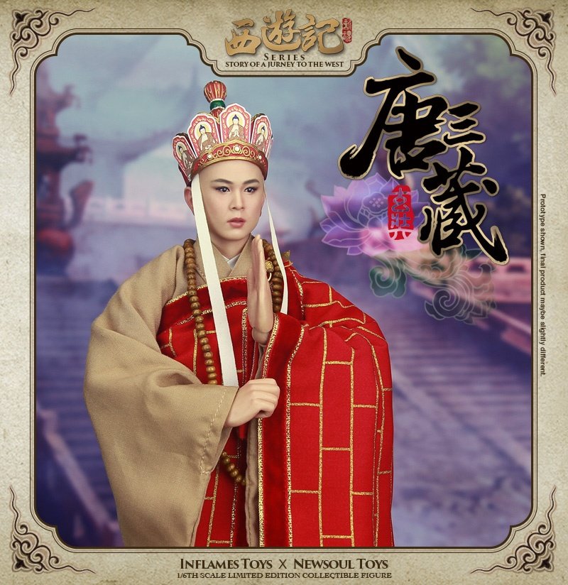 猴子厂 inflame toys 1/6 唐僧 西游记 双头雕 人偶模型 现货