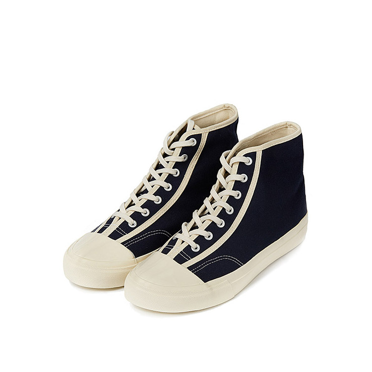 日本久留米冈山moon复古star硫化鞋nigel帆布鞋情侣潮高帮女男鞋