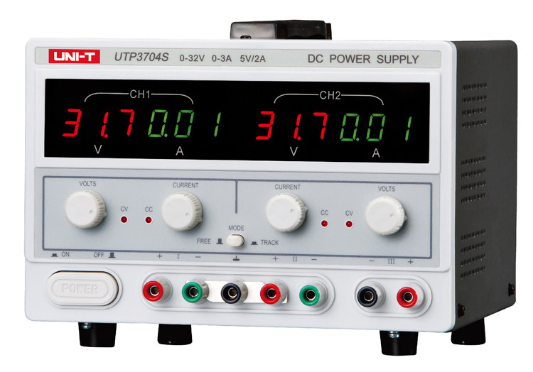 utp3705s优利德三路输出数显直流稳压电源5a实验室电子维修实训