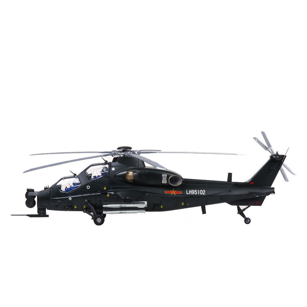 直升机武直十wz10武直军事仿真飞机模型合金z10飞机模型